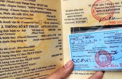 Nghị định 168 - Lỗi trừ 2 điểm GPLX ô tô: Điều khiển xe không có chứng nhận đăng ký xe